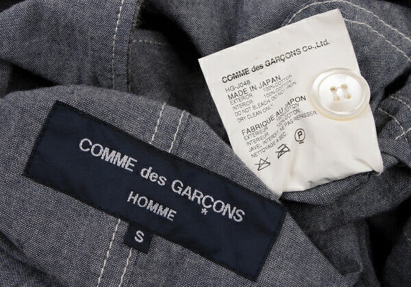 COMME des GARCONS HOMME Chambray Collar Jacket Size S