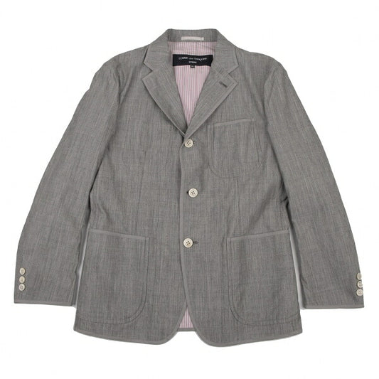 COMME des GARCONS HOMME Poly Nylon Piping Jacket Size M