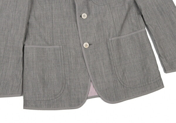 COMME des GARCONS HOMME Poly Nylon Piping Jacket Size M