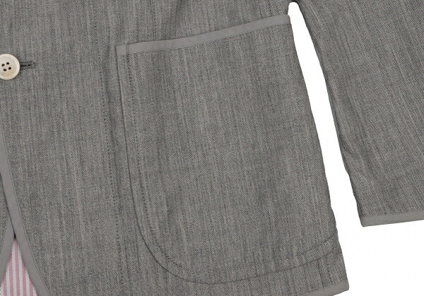 COMME des GARCONS HOMME Poly Nylon Piping Jacket Size M