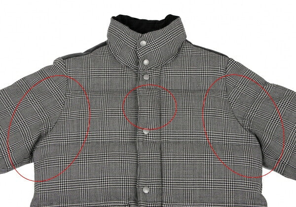 COMME des GARCONS HOMME Glen Check Jacket Blk/Wht Size S