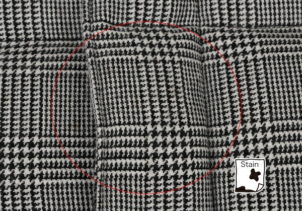 COMME des GARCONS HOMME Glen Check Jacket Blk/Wht Size S