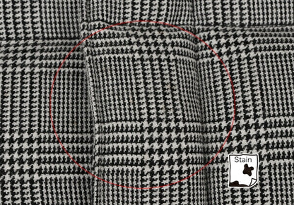 COMME des GARCONS HOMME Glen Check Jacket Blk/Wht Size S