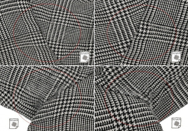 COMME des GARCONS HOMME Glen Check Jacket Blk/Wht Size S