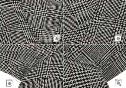 COMME des GARCONS HOMME Glen Check Jacket Blk/Wht Size S