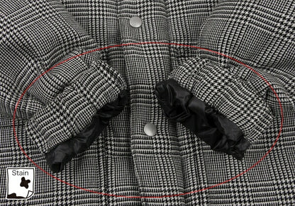 COMME des GARCONS HOMME Glen Check Jacket Blk/Wht Size S