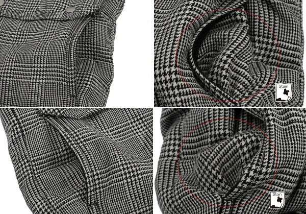 COMME des GARCONS HOMME Glen Check Jacket Blk/Wht Size S