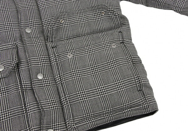 COMME des GARCONS HOMME Glen Check Jacket Blk/Wht Size S