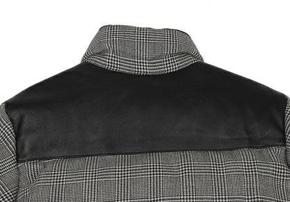 COMME des GARCONS HOMME Glen Check Jacket Blk/Wht Size S