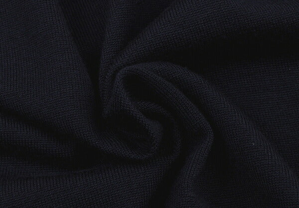 COMME des GARCONS Border Knit Sweater Navy Ivory Size S