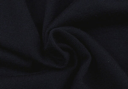 COMME des GARCONS Border Knit Sweater Navy Ivory Size S