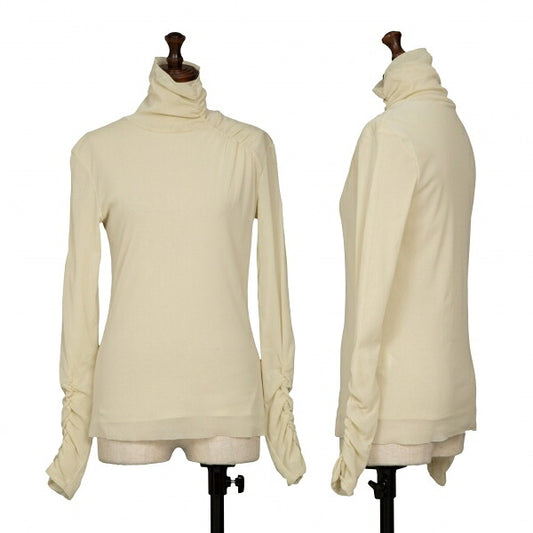VIVIENNE TAM Layered Net High-Neck Top Ivory Size 0