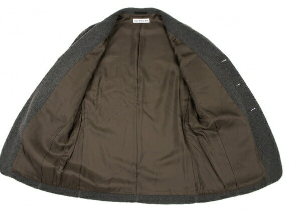 ISSEY MIYAKE MEN Wool Blend Pile Knit Jacket Green Size XL