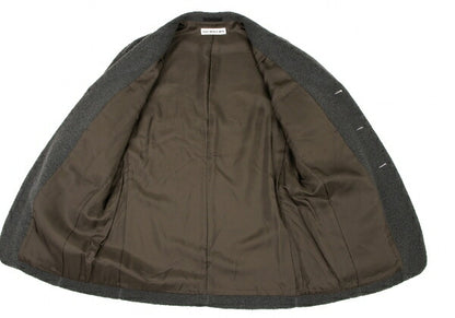 ISSEY MIYAKE MEN Wool Blend Pile Knit Jacket Green Size XL