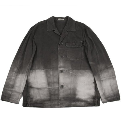 ISSEY MIYAKE MEN 01SS Tie-Dye Cotton Charcoal Gray Jacket Size XL