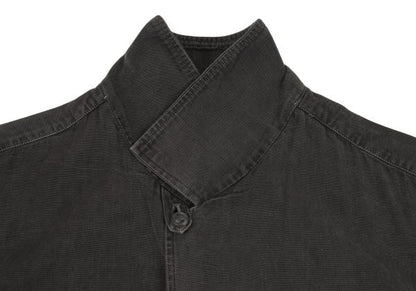 ISSEY MIYAKE MEN 01SS Tie-Dye Cotton Charcoal Gray Jacket Size XL