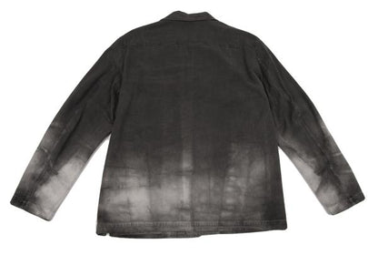 ISSEY MIYAKE MEN 01SS Tie-Dye Cotton Charcoal Gray Jacket Size XL