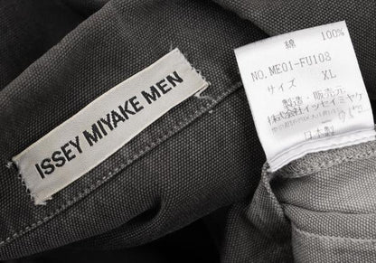 ISSEY MIYAKE MEN 01SS Tie-Dye Cotton Charcoal Gray Jacket Size XL