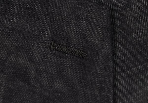 ISSEY MIYAKE MEN Cotton Linen Lustrous Blazer Black Size 4