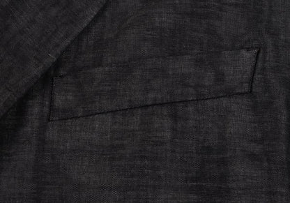 ISSEY MIYAKE MEN Cotton Linen Lustrous Blazer Black Size 4
