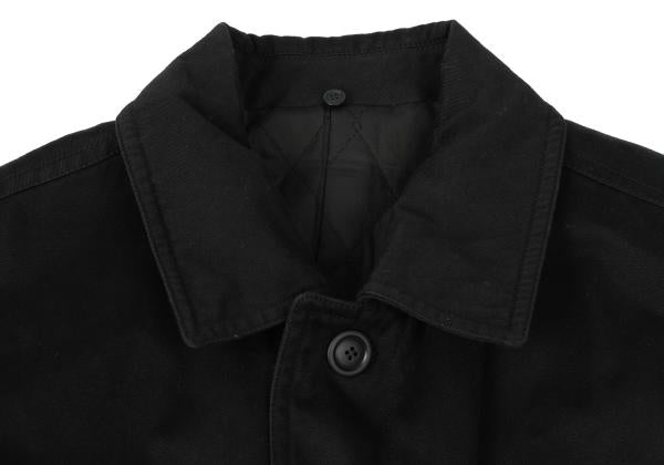 ISSEY MIYAKE MEN Riri Zip Detachable Boa Jacket Black Size L