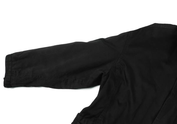 ISSEY MIYAKE MEN Riri Zip Detachable Boa Jacket Black Size L
