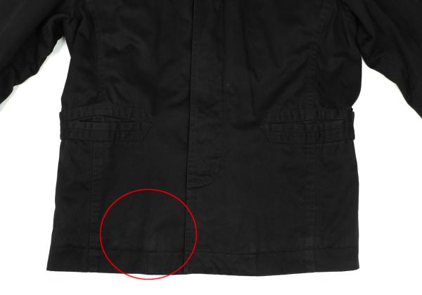 ISSEY MIYAKE MEN Riri Zip Detachable Boa Jacket Black Size L
