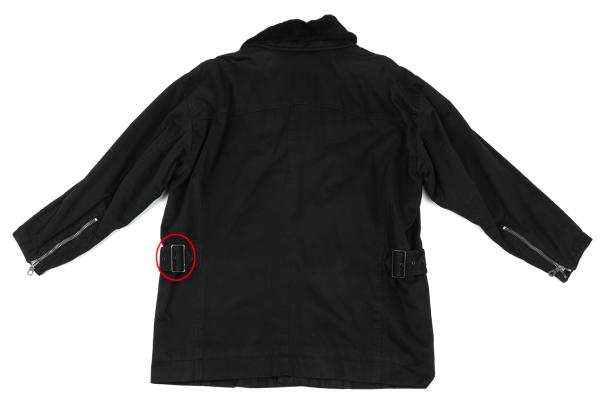 ISSEY MIYAKE MEN Riri Zip Detachable Boa Jacket Black Size L