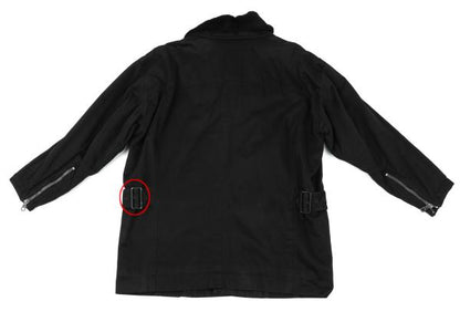 ISSEY MIYAKE MEN Riri Zip Detachable Boa Jacket Black Size L