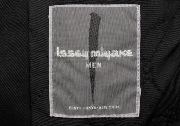 ISSEY MIYAKE MEN Riri Zip Detachable Boa Jacket Black Size L