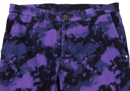 ISSEY MIYAKEMEN 14SS Indigo Dyed Pants Purple/Black Size M