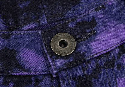 ISSEY MIYAKEMEN 14SS Indigo Dyed Pants Purple/Black Size M