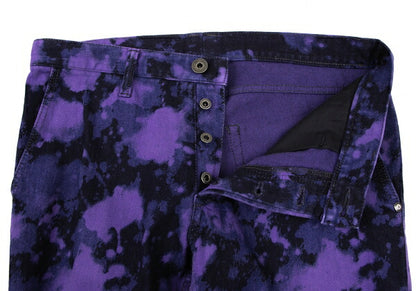 ISSEY MIYAKEMEN 14SS Indigo Dyed Pants Purple/Black Size M