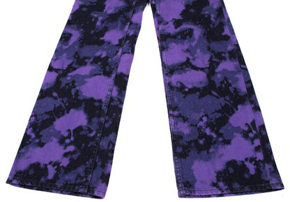 ISSEY MIYAKEMEN 14SS Indigo Dyed Pants Purple/Black Size M
