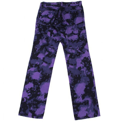 ISSEY MIYAKEMEN 14SS Indigo Dyed Pants Purple/Black Size M