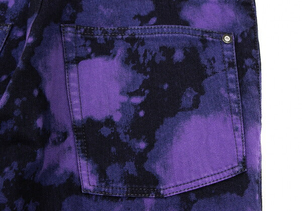 ISSEY MIYAKEMEN 14SS Indigo Dyed Pants Purple/Black Size M