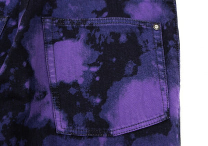 ISSEY MIYAKEMEN 14SS Indigo Dyed Pants Purple/Black Size M