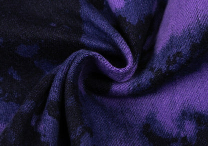 ISSEY MIYAKEMEN 14SS Indigo Dyed Pants Purple/Black Size M