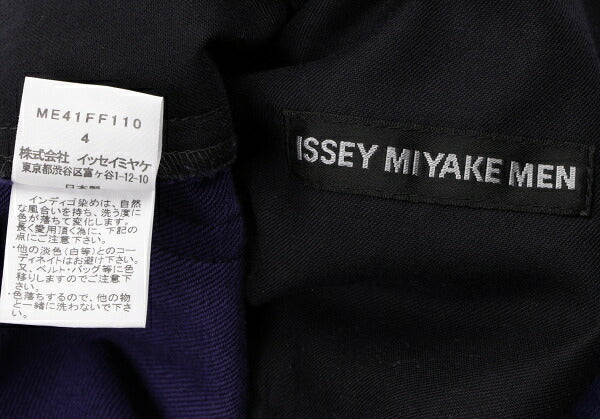 ISSEY MIYAKEMEN 14SS Indigo Dyed Pants Purple/Black Size M