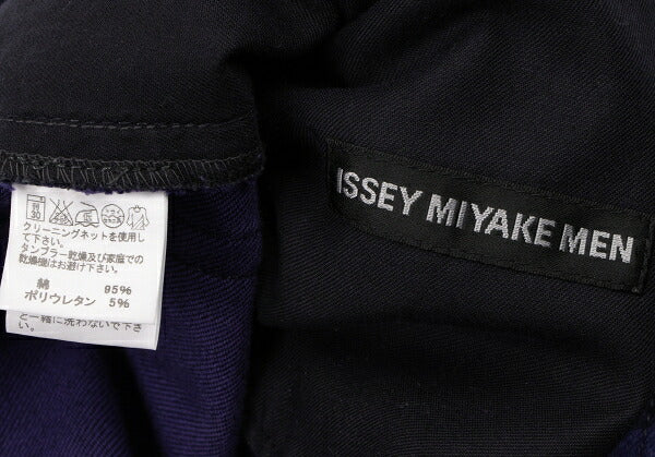 ISSEY MIYAKEMEN 14SS Indigo Dyed Pants Purple/Black Size M