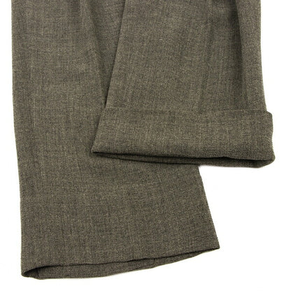 ISSEY MIYAKE MEN Brown Wool Rayon Two-Tuck Pants Size XXL