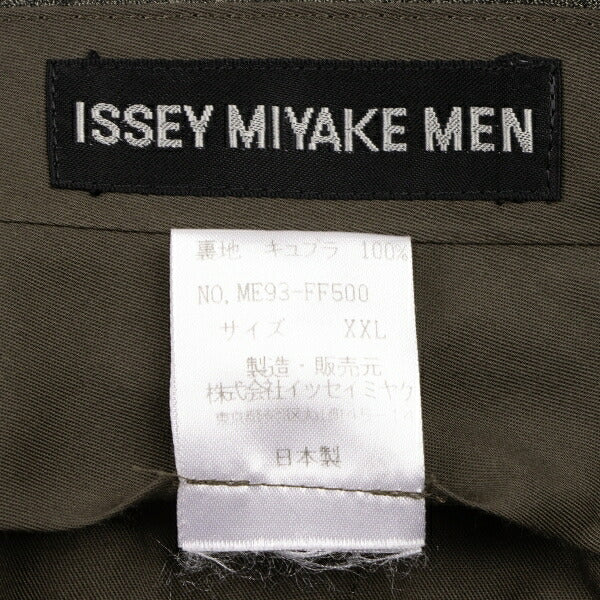 ISSEY MIYAKE MEN Brown Wool Rayon Two-Tuck Pants Size XXL