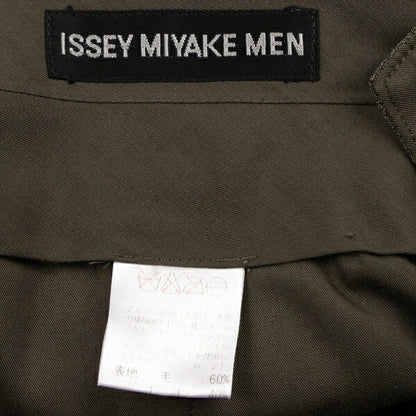 ISSEY MIYAKE MEN Brown Wool Rayon Two-Tuck Pants Size XXL