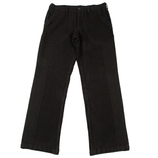 ISSEY MIYAKE MEN A-POC Garment Dyed Pile Pants Black Size 4