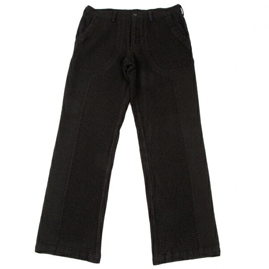 ISSEY MIYAKE MEN A-POC Garment Dyed Pile Pants Black Size 4