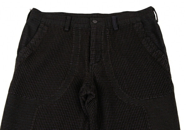 ISSEY MIYAKE MEN A-POC Garment Dyed Pile Pants Black Size 4
