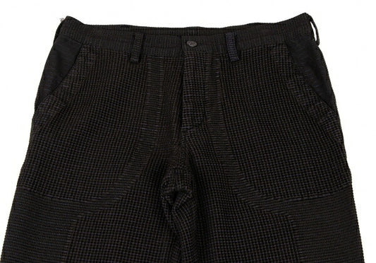 ISSEY MIYAKE MEN A-POC Garment Dyed Pile Pants Black Size 4