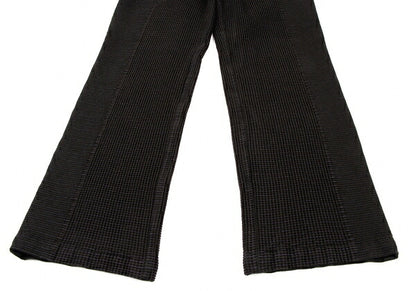 ISSEY MIYAKE MEN A-POC Garment Dyed Pile Pants Black Size 4