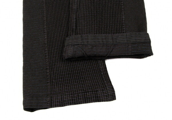 ISSEY MIYAKE MEN A-POC Garment Dyed Pile Pants Black Size 4