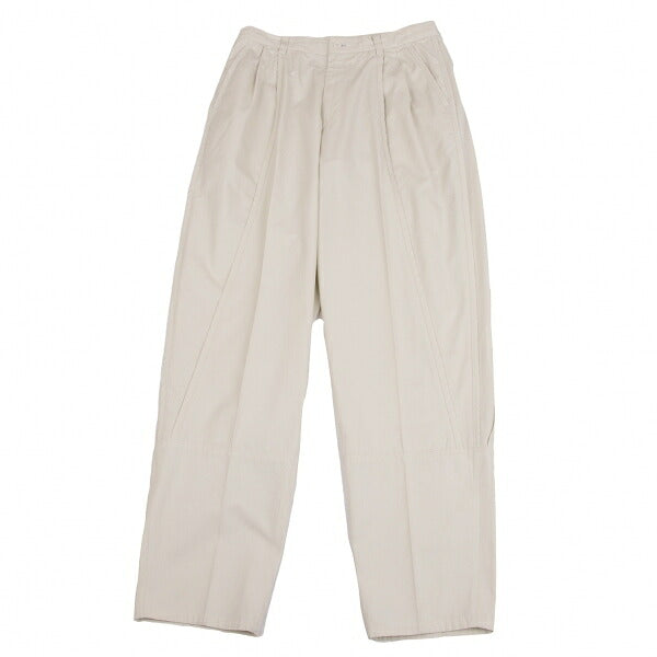 ISSEY MIYAKE MEN Cotton Outseam Pants Off-White Size L